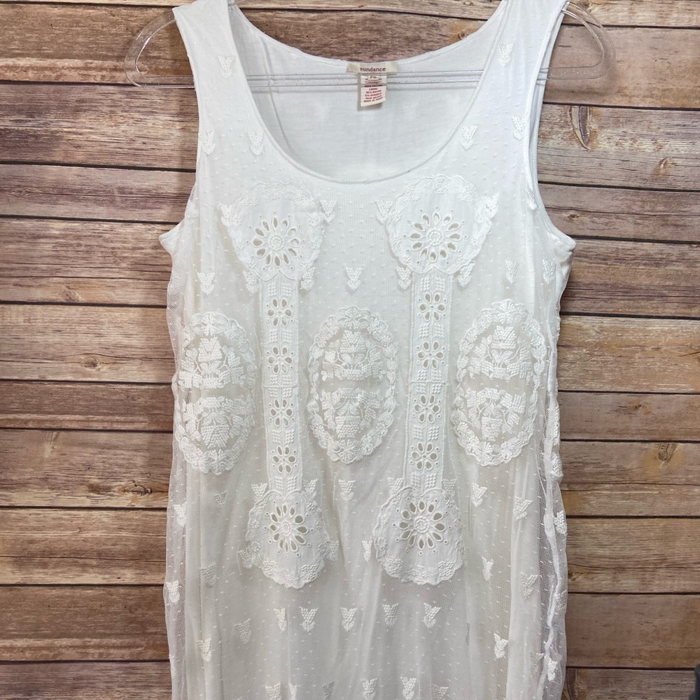New Sundance Gracious Days Embroidered Maxi Dress